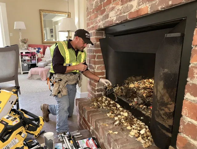 Safe screening installation by Littleton Chimney Sweep in Littleton, MA