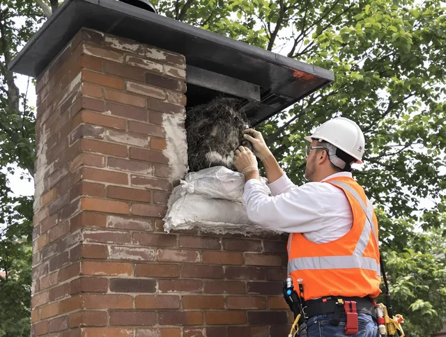 Humane removal of debris and animals by Littleton Chimney Sweep in Littleton, MA