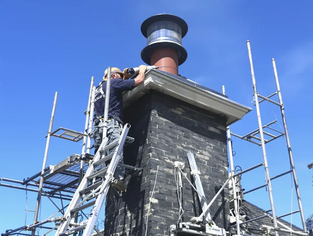 Sturdy chimney crown finished by Littleton Chimney Sweep in Littleton, MA